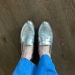 Franco Sarto Loafers Silver